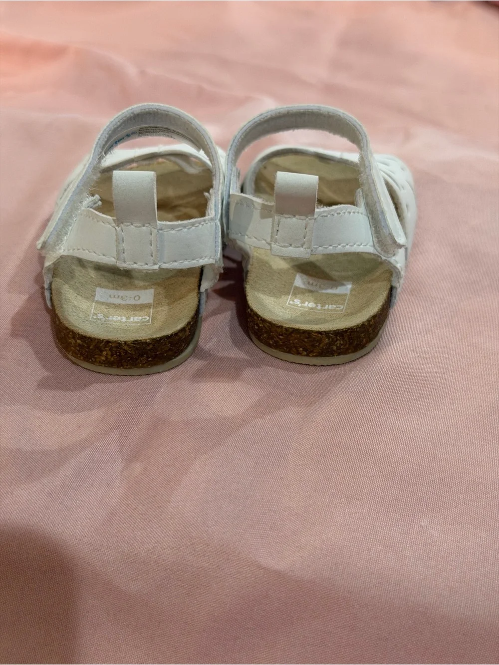 Bundle of 2: Carter’s Baby Girls Sandals- Size 0-3 months